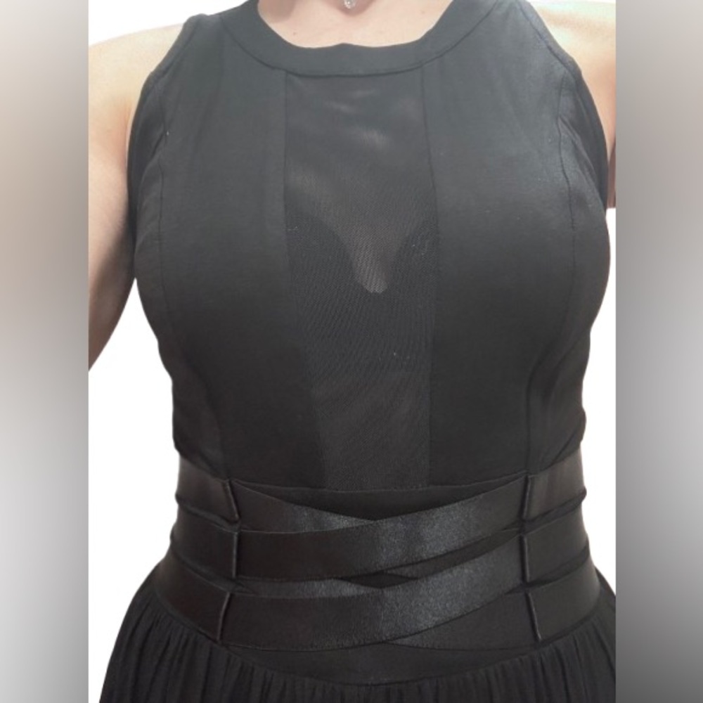 ✨ NEW Bebe Black High-Low Dress – Size S ✨ - Picture 3 of 9